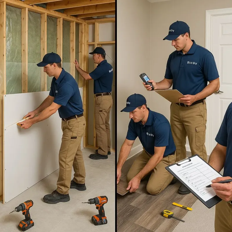 Repairs and Reconstruction process in Edgerton, KS